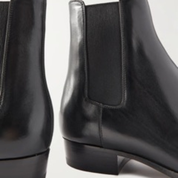 Men's Saint Laurent "Wyatt" Leather Chelsea Boot - Picture 7 of 7